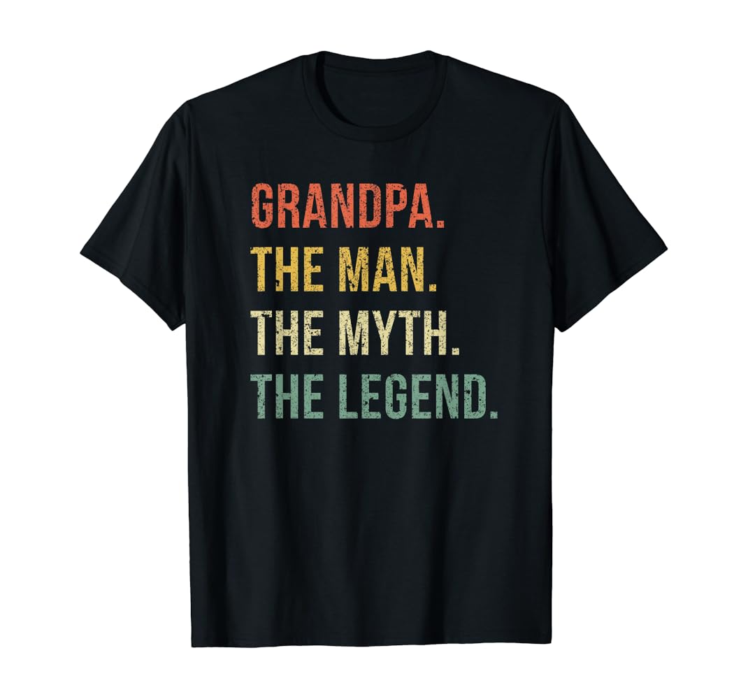 Grandpa the legend t shirt Clearance