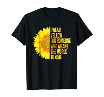 Yellow shirt with sunflower Clearance