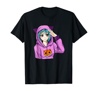 anime cat girl hoodie
