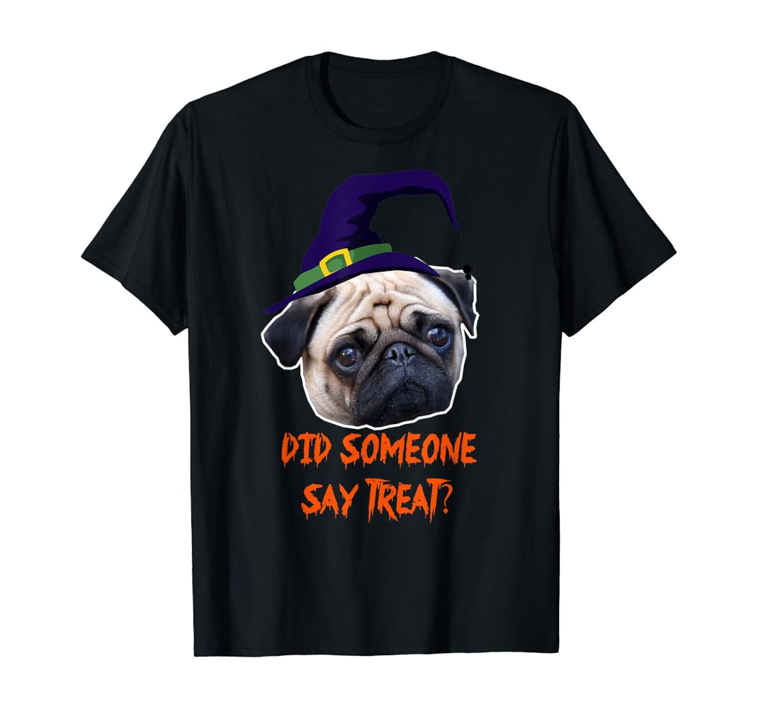 pug halloween shirt