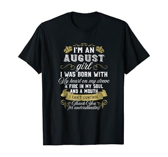 August girl t shirt Outlet