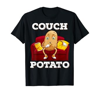 Amazon Com Couch Potato T Shirt Hilarious Gift Shirt Clothing