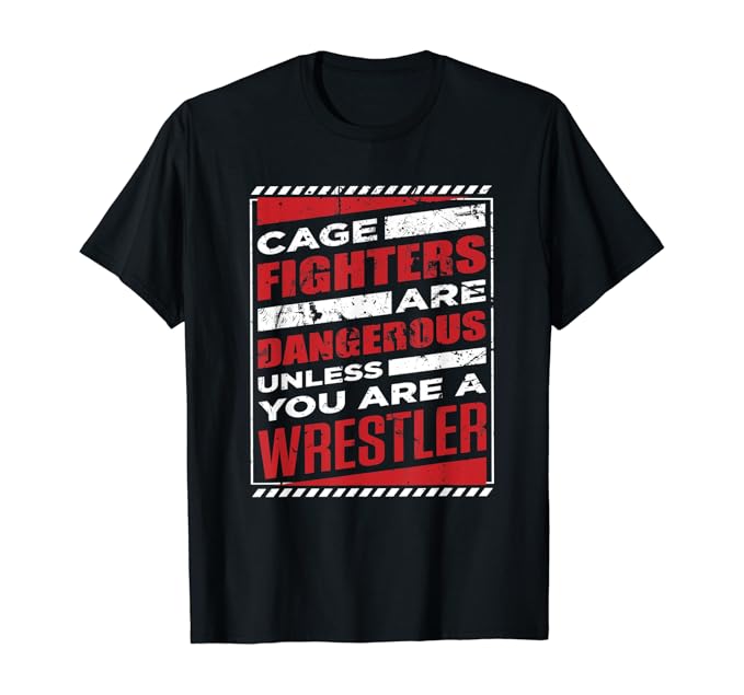 Cage Fighters are dangerous unless you are a Wrestler. Käfigkämpfer sind gefährlich, es sei denn, man ist ein Ringer. Die weltbesten Käfigkämpfer haben alle eine Ringer-Ausbildung. Nur wer gut ringen kann, wird es schaffen im Käfig unbesiegbar zu sein. Dennoch entscheiden sich wahre Ringer gegen den Käfigkampf, obwohl sie dafür hohe Geldsummen angeboten bekommen. Der Käfigkampf entspricht nicht ihrer Vorstellung eines echten Sportlers, deshalb bleiben sie dem Ringen treu. Ein guter Ringer kann einen sehr guten Käfig-Kämpfer leicht besiegen. Zeige auch du, dass du ein wahrer Ringer bist.