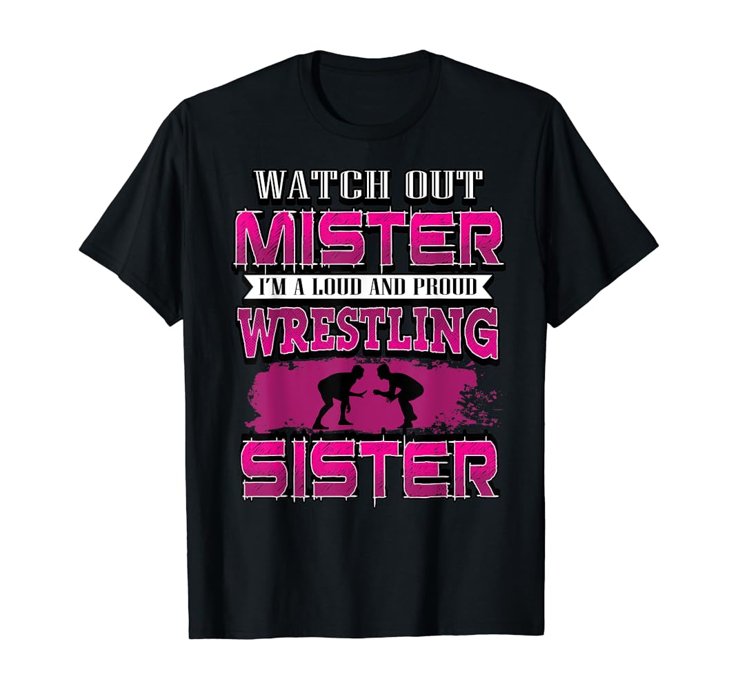 Wrestling sister shirts Clearance