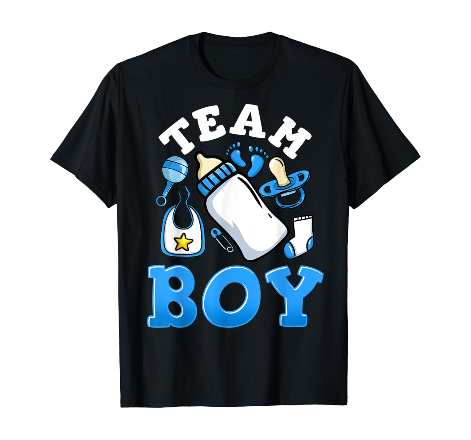 Gender Reveal Party Team Boy TShirt Clothing