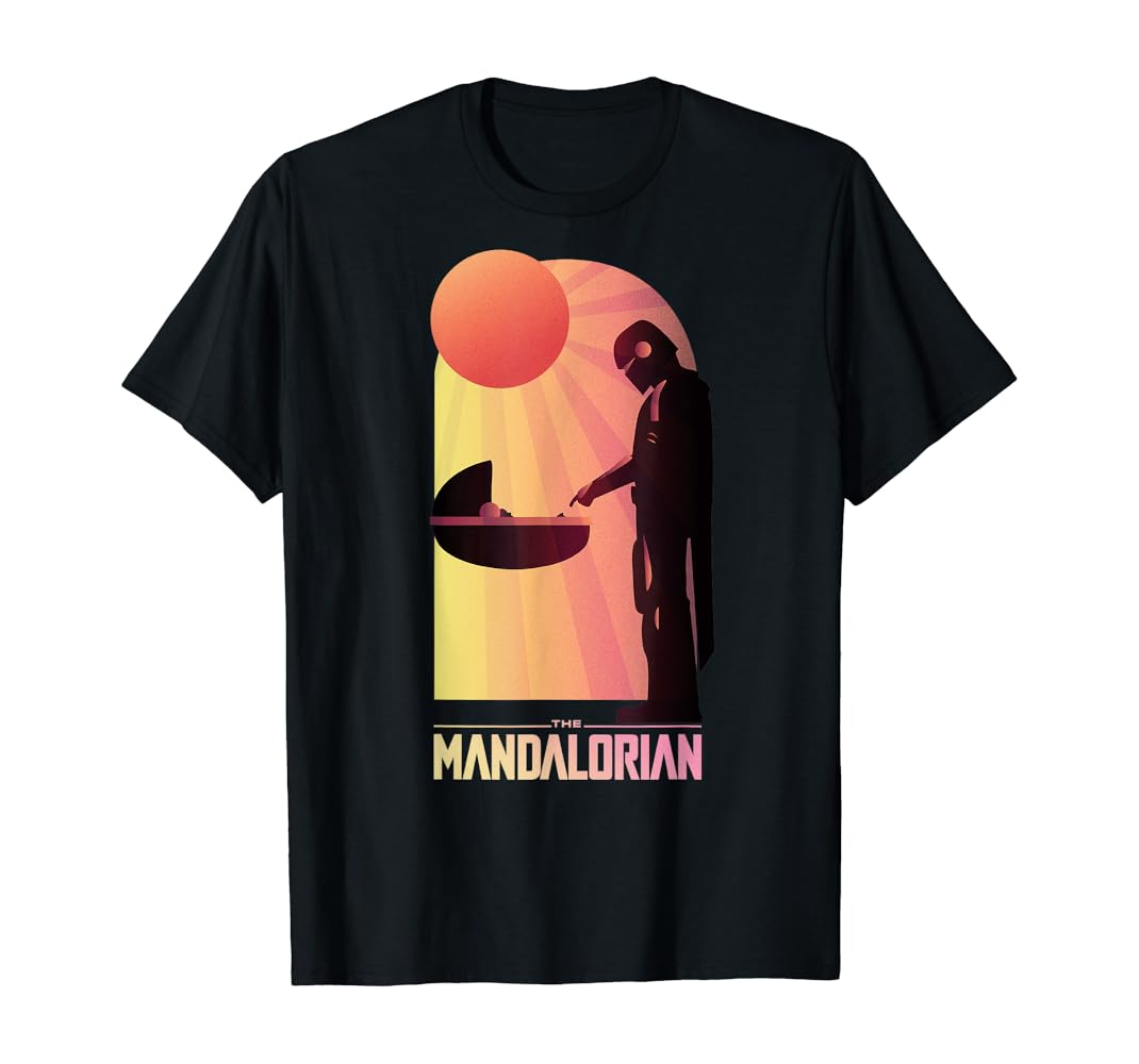 Mandalorian sunset shirt Clearance