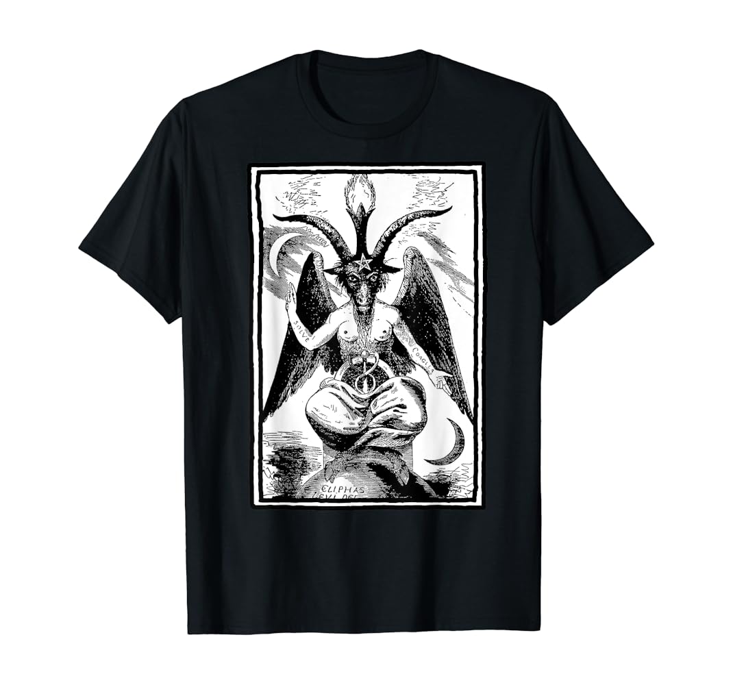 Baphomet goat t shirt Clearance