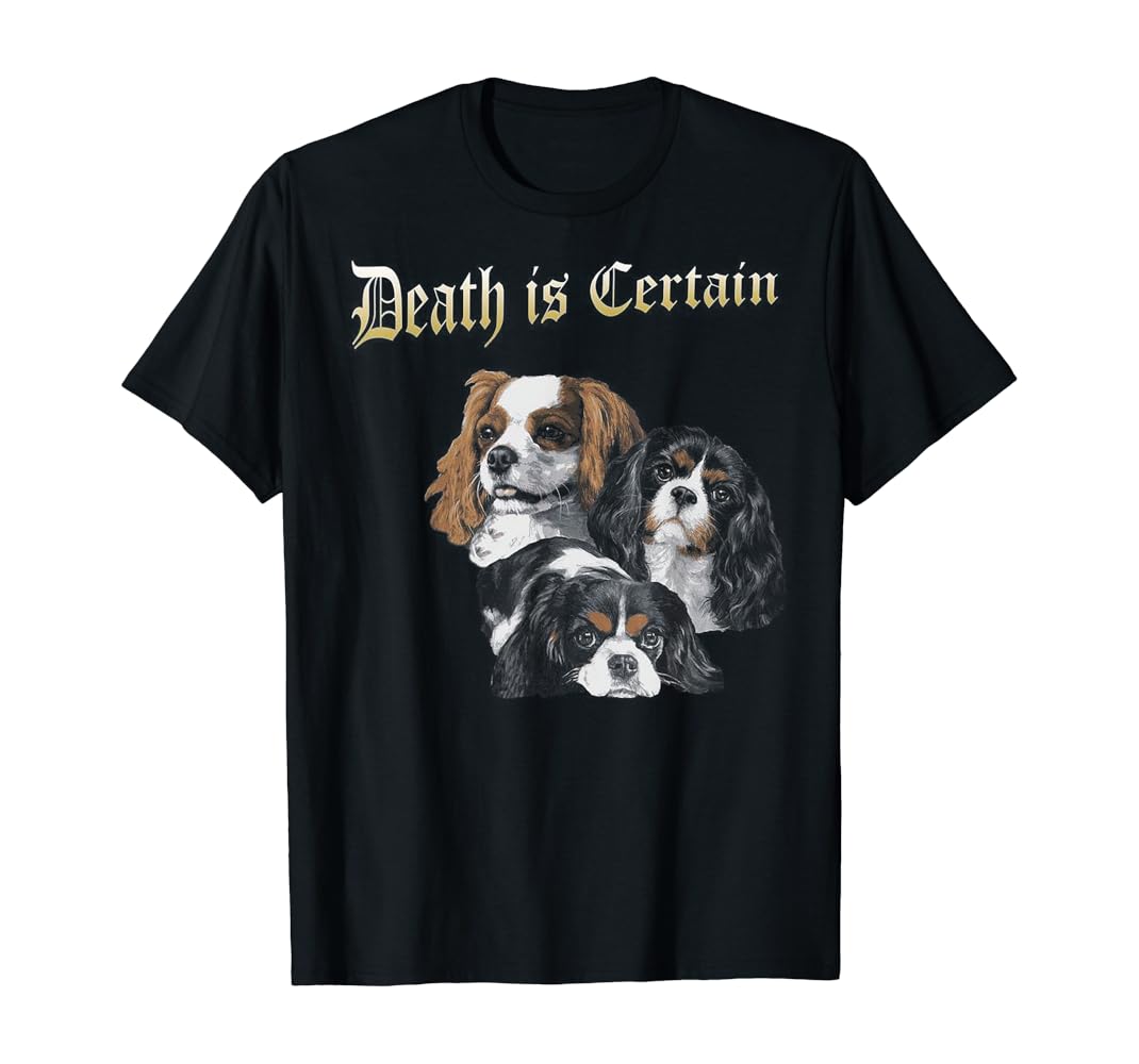 Death is certain t shirt Clearance