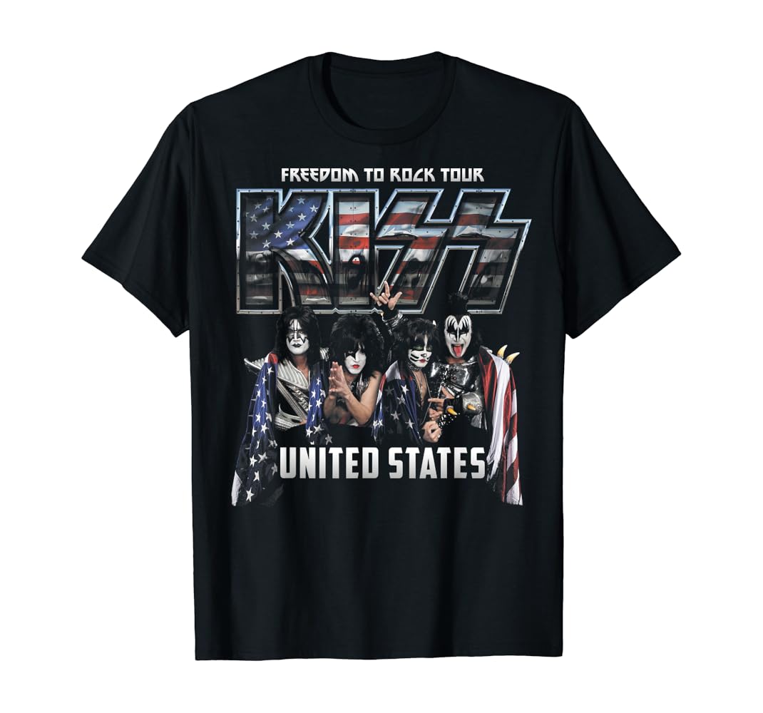 Amazon kiss t shirt Clearance