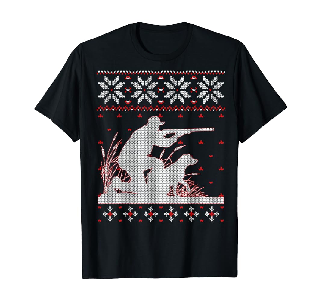 duck hunting christmas sweater
