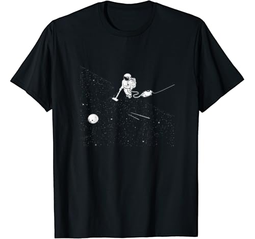 astronaut hoovering stars hoodie