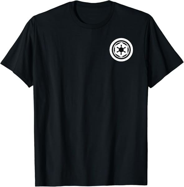 Star Wars Galactic Empire Symbol Left Chest Graphic T-Shirt T-Shirt