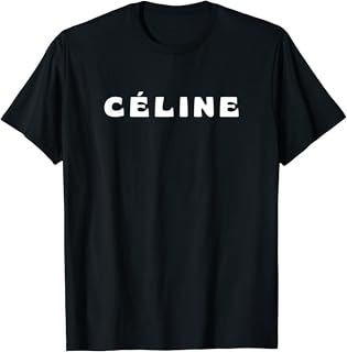CélineHello My Name is Name Plate First Name T-ShirtOEKO-TEX STANDARD 100