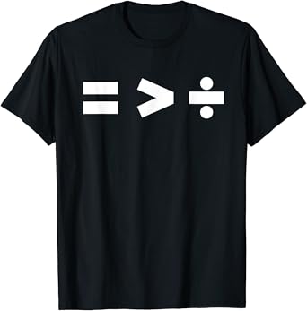 Equality shirt with symbols Clearance