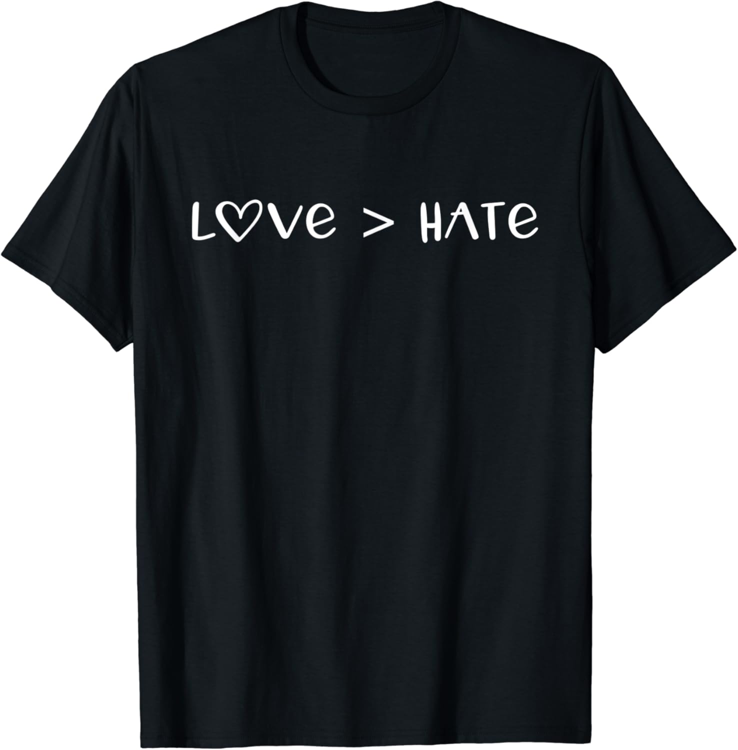 Love greater than hate shirt Clearance