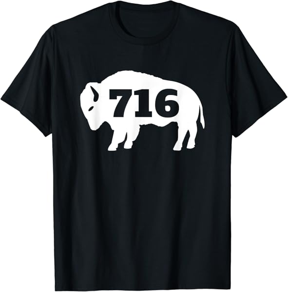 Buffalo NY Area Code 716 Bison Buffalooooo New York state T-Shirt