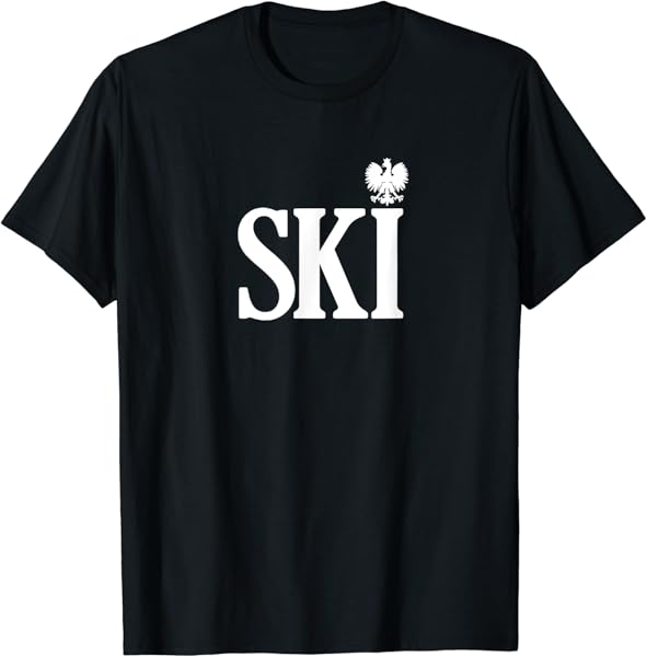 SKI Polish Surnames Ending Polish Eagle Dyngus Day T-Shirt
