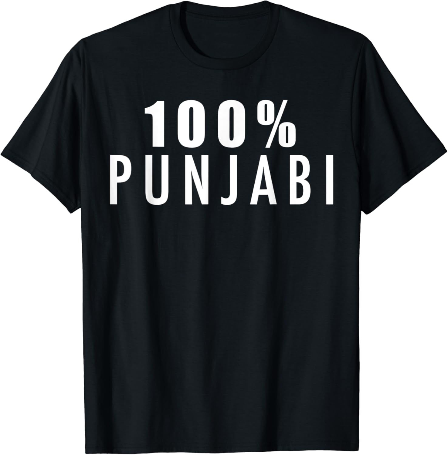 Funny 100 Pure Punjabi Quote Quality TShirt Clothing