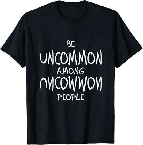 Be uncommon among uncommon people David Goggins Quotes T-Shirt : Amazon ...