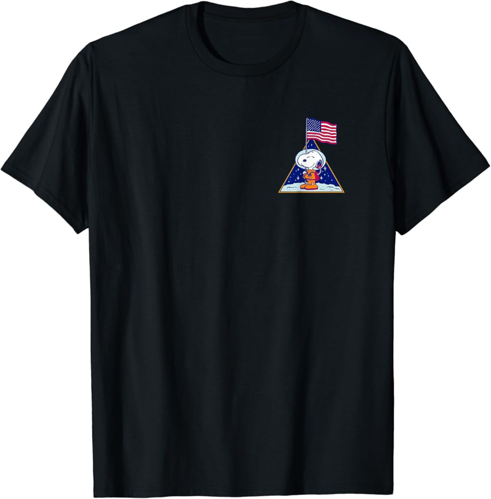 snoopy space t shirt