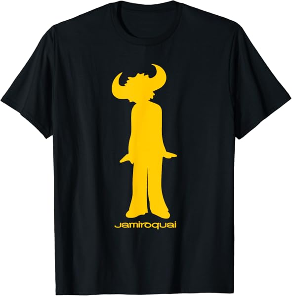 Jamiroquai Official Buffalo Yellow Logo T-Shirt
