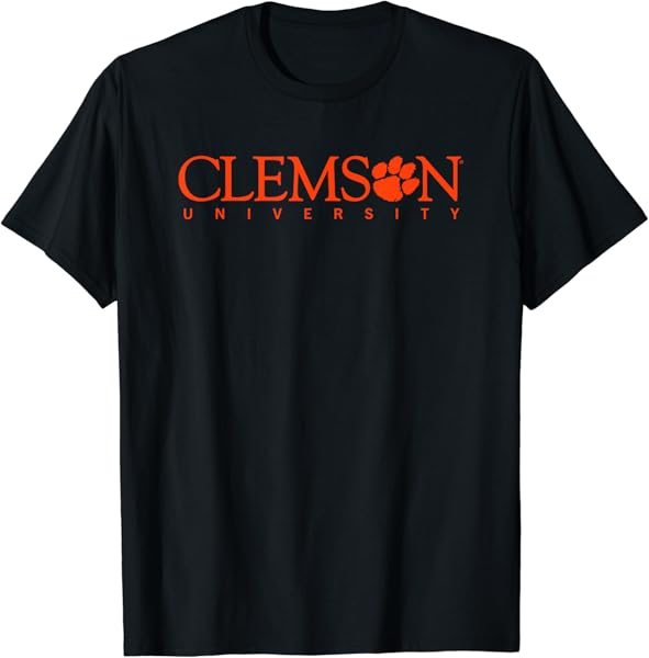 Clemson Tigers Wordmark Officially Licensed T-Shirt