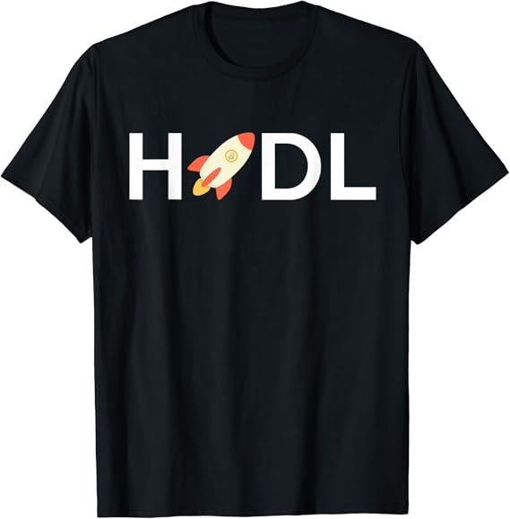 Funny HODL Bitcoin Dogecoin Shiba Inu Cryptocurrency T-Shirt T-Shirt