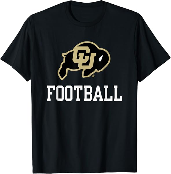 Colorado Buffaloes Football Icon Logo Officially Licensed T-Shirt