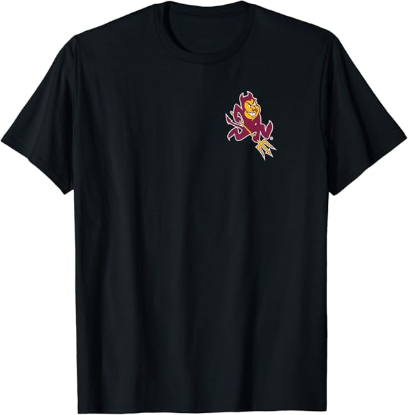 Arizona State Sun Devils Left Chest Mascot T-Shirt