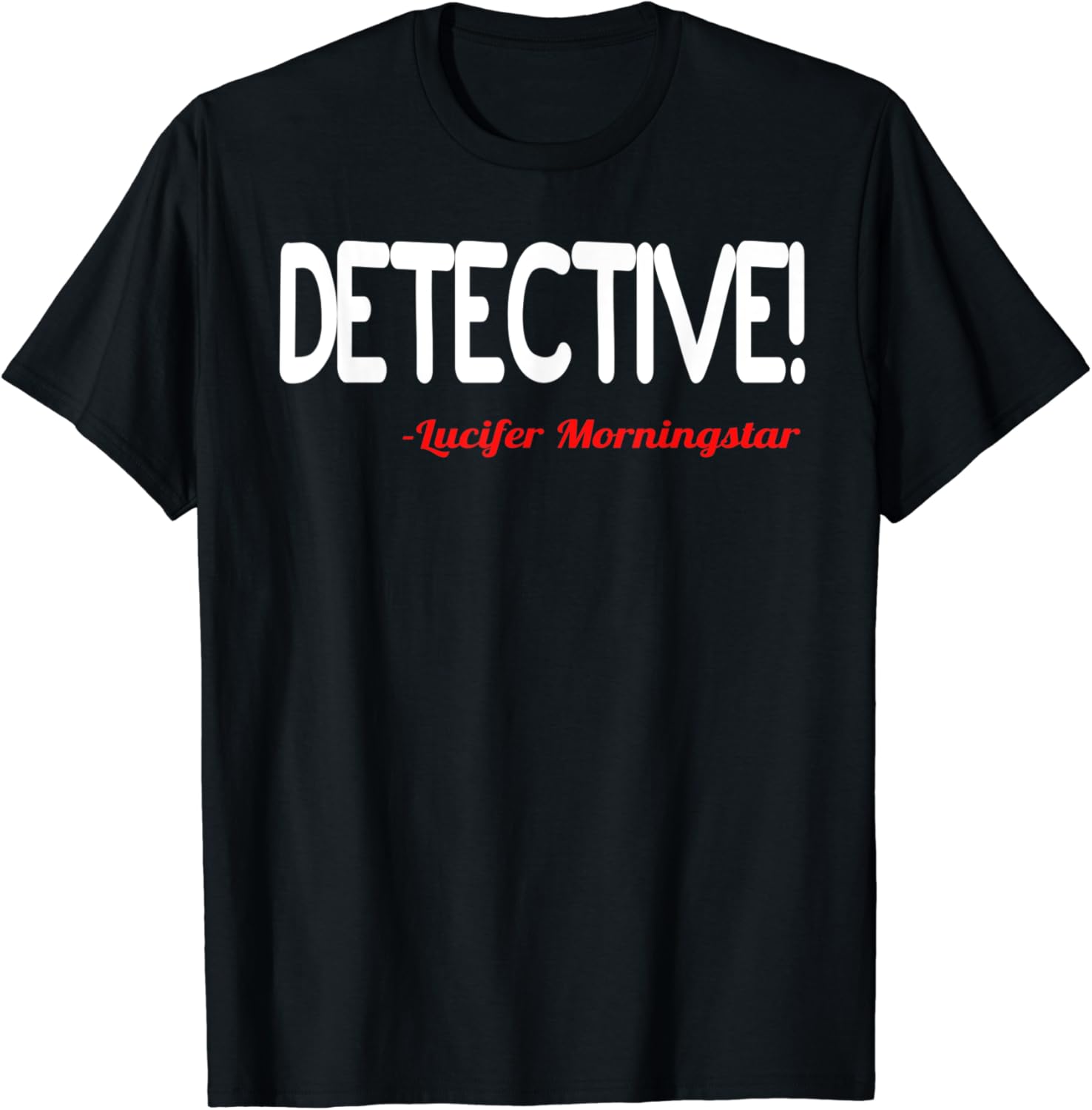 detective t shirt lucifer