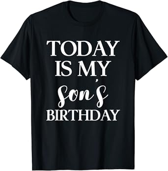 Birthday shirts for parents Clearance