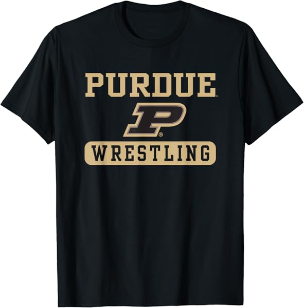 Purdue Boilermakers Wrestling Officially Licensed T-Shirt