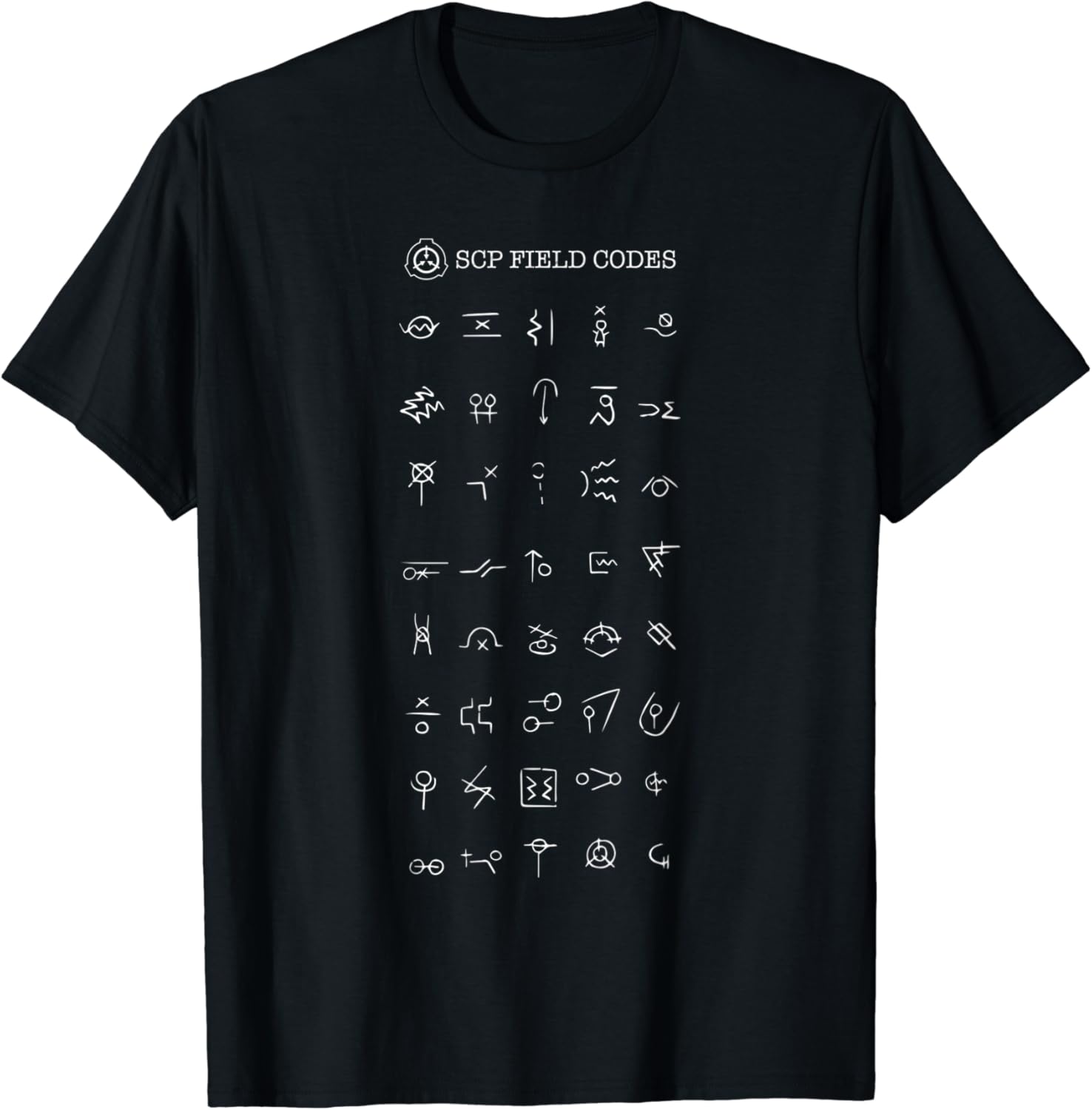 Scp field codes secure contain protect scp foundation TShirt Clothing, Shoes