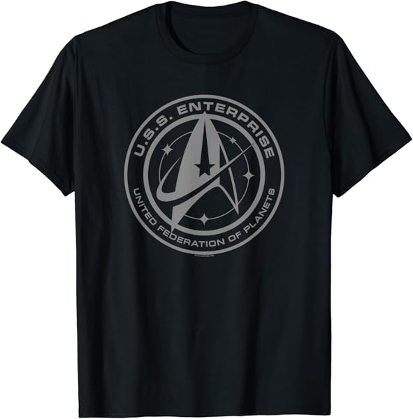 Star Trek: Discovery Enterprise Crest T-Shirt