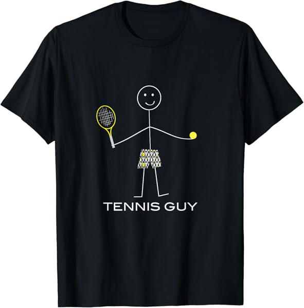 Funny Tennis Design for Men, Boy Tennis Player T-Shirt