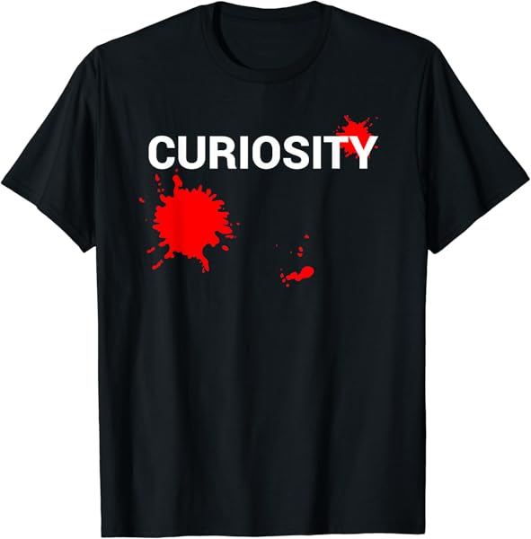 Curiosity Killed the Cat T-Shirt | Halloween Costume T-Shirt
