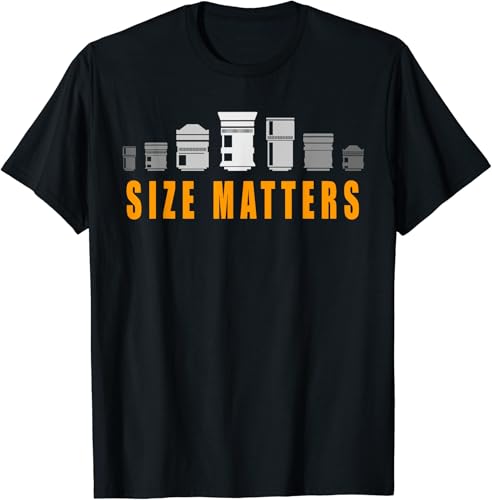 Photography Camera Lens Size Matter Photographer Shutterbug T-Shirt