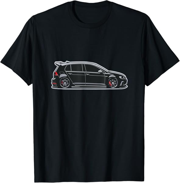GT Volks Wag Black Lowered Standard JDM T-Shirt
