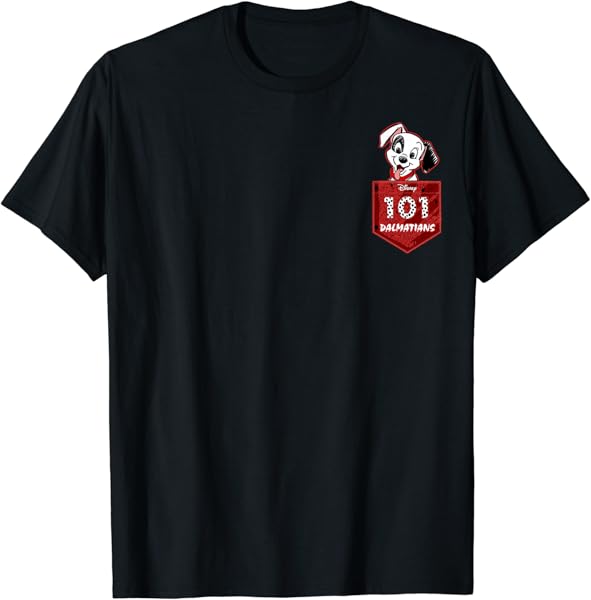 Disney 101 Dalmatians Pocket Logo T-Shirt
