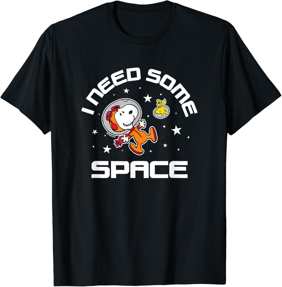 snoopy space t shirt