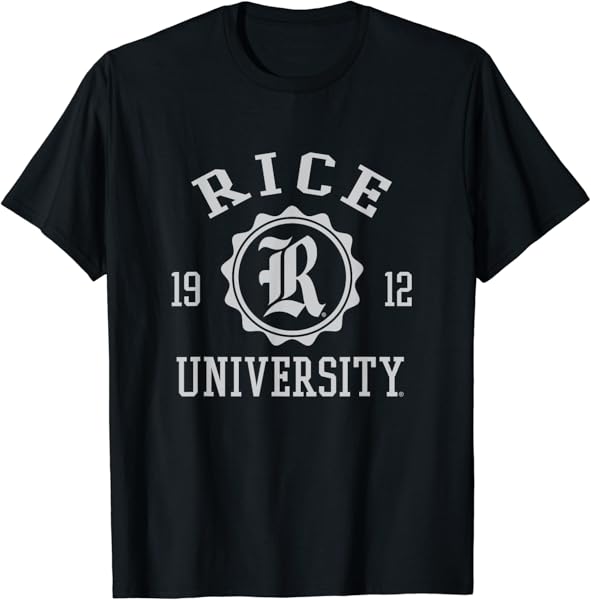Rice Owls Stamp Logo Officially Licensed T-Shirt