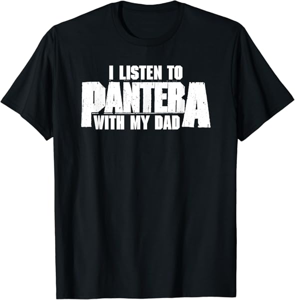Pantera Official I Listen To Pantera With My Dad T-Shirt