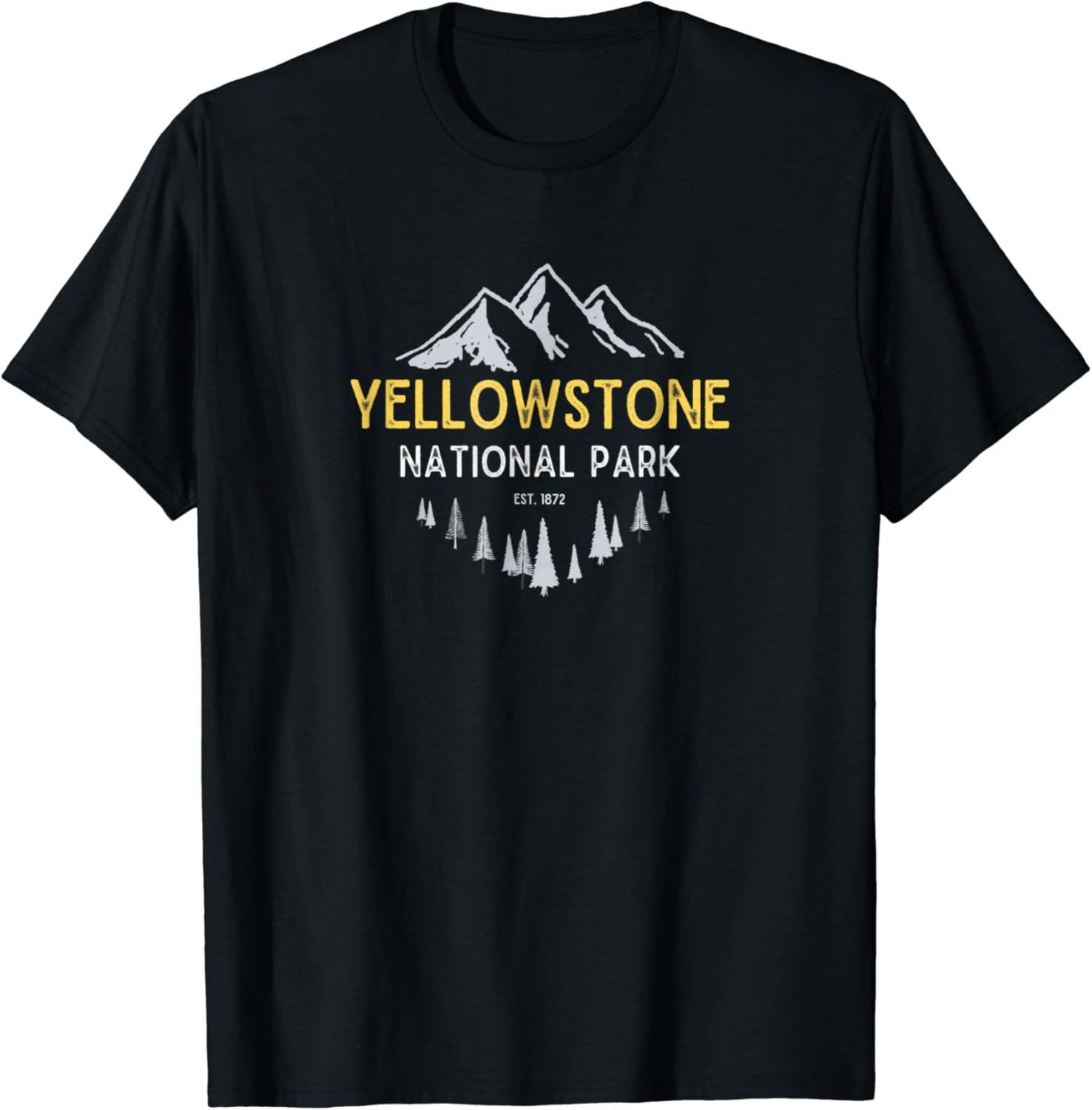 Yellowstone Tshirt Yellowstone National Park Est 1872 Clothing