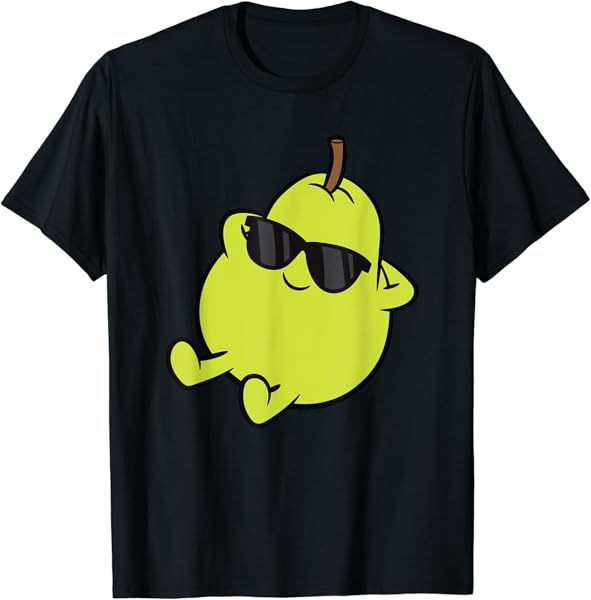 Cute Pear Fruit Relaxing Lazy Pear T-Shirt