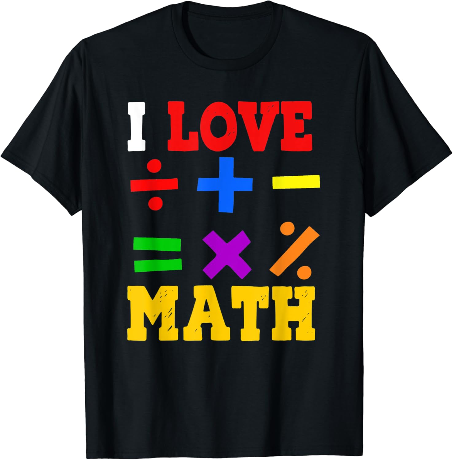 Amazon.com: I Love Math T-Shirt: Clothing