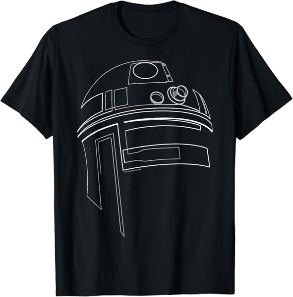 Star Wars R2-D2 Minimalist Style R2-D2 Portrait T-Shirt