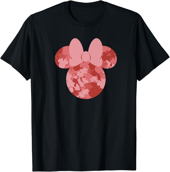 Disney Minnie Camo Pink Premium T-Shirt