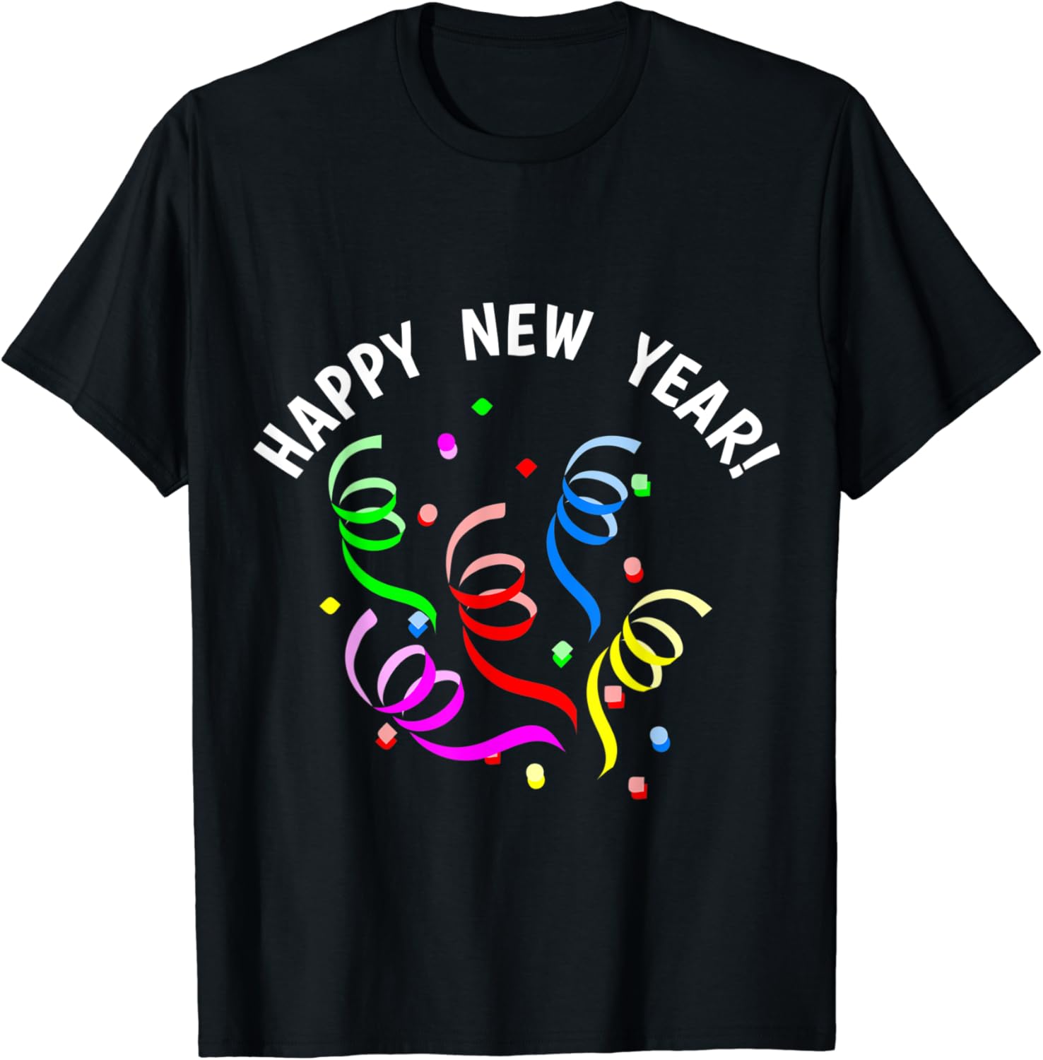 Happy New Year New Years Eve Party T-Shirt : Amazon.co.uk: Fashion