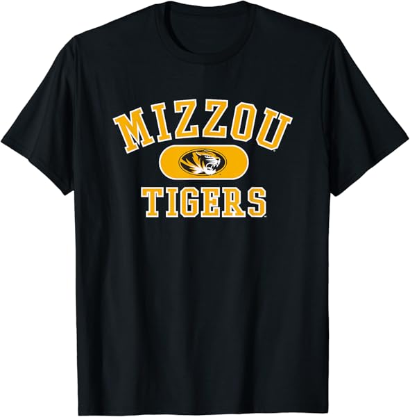 Missouri Tigers Varsity Black Officially Licensed T-Shirt