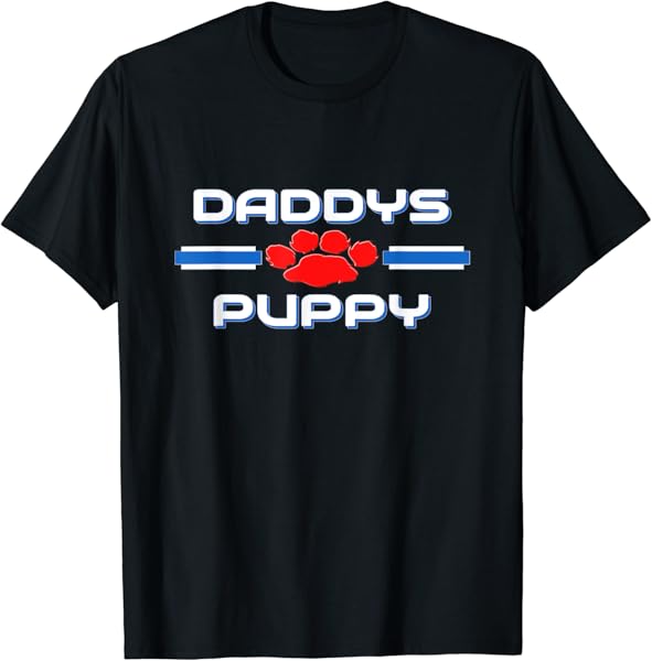Gay Daddy Puppy Tshirts Pup Play Fetish Kink BDSM Tee Shirts T-Shirt